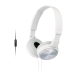 Fone de Ouvido Sony MDR-ZX310AP - Branco