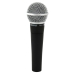 Microfone Vocal Shure SM58-LC com Fio Preto