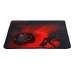 Mouse Gamer Redragon USB + Mouse Pad M601WL-Ba 2 Em 1 Preto/Vermelho