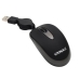 Mouse Optico com Fio Retratil Satellite A-80 - Preto/Cinza