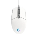 Mouse Logitech G203 Lightsync RGB Gamer USB - Branco