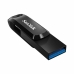Pendrive Sandisk Dual Drive Go 256 GB - Preto