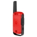Walkie Talkie Talkie Motorola T110 - 25 KM - 26 Canais - Vermelho e Preto