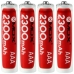 Pilha Mox AAA Recarregavel 2300MAH MOB4AAA23 (4 Unidades)