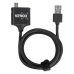 Cabo Verico VC05 - USB/Micro USB - 4 Em 1 - Preto