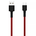 Cabo USB-C Xiaomi SJX10ZM 1 Metro - Preto/Vermelho