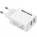 Carregador de Parede Mega Star CH331 Dual USB Bivolt - Branco