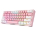 Teclado Gamer Redragon K616-RGB Fizz Pro Rosa (Ingles - 3 Modos)