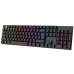 Teclado Gamer Satellite GK-31 King Fight RGB Mecanico com Fio Preto - (Ingles)
