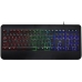 Teclado Mtek KB-7701LR com Cabo - Preto RGB (Portugues)