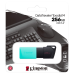Pendrive Kingston Data Traveler Exodia DTXM/256 / 256GB / USB 3.2 - Preto e Verde