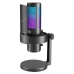 Microfone Gamer Fifine A9 - USB - RGB - Preto