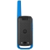Walkie Talkie Talkie Motorola T-270 - 40 KM - 22 Canais - Preto e Azul
