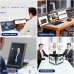 Monitor Portatil para Notebook com Tela Dupla de 13.3" - Ofiyaa P2 Pro Tri Screen