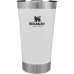 Caneca de Cerveja Stanley Classic Beer Pint com Tampa + Abridor - Branco 473ML