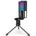 Microfone com Fio Fifine K669PRO3 - USB/ Type-C - Condensador Cardioide - RGB - Preto