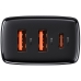 Carregador de Parede Baseus Compact 30 W 2 X USB-A + USB-C - Preto (CCXJ-E01)