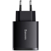 Carregador de Parede Baseus Compact 30 W 2 X USB-A + USB-C - Preto (CCXJ-E01)