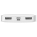 Carregador Portatil Baseus Bipow LCD 15 W 10.000 Mah 2 X USB-A + USB-C + Micro USB - Branco (PPBD050002)