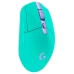 Mouse Logitech G305 Lightspeed Kda - Sem Fio - 12000 Dpi - 6 Botoes - Verde Mint