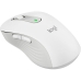 Mouse Logitech Signature M650L - Sem Fio - 4000 Dpi - 5 Botoes - Branco