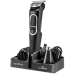 Maquina de Cortar Cabelo Sem Fio Britania BAP21P Multigroom - Preto/Prata