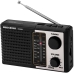 Radio Portatil Megastar RX28BT com SD/USB/Bluetooth - Preto/Prata