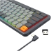 Teclado Gamer Redragon Azure K652GG Pro RGB 75% Switch Red Bluetooth - Cinza