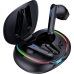 Fone de Ouvido Gamer Quanta Eclipse QTAGE10 TWS RGB Bluetooth - Preto
