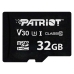 Cartao Microsd 32GB Patriot VX Series V30 Uhs-I Classe 10 VX PSF32GVX31MHC