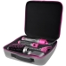 Escova Eletrica Quanta Perfectlook QTKCS7001 4 Em 1 com 1.300 Watts Bivolt - Cinza/Rosa