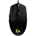 Mouse Gaming Logitech G203 USB Ate 8.000 Dpi com Backlight RGB - Preto