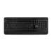 Kit Mouse e Teclado Quanta QTKTM12 - Sem Fio - 1600DPI - Portugues - Preto