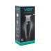 Maquina de Cortar Cabelo VGR VR-030 - Recarregavel - Bivolt - Prata