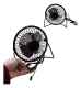 Mini Ventilador Portátil Silencioso Uma Velocidade Simples
