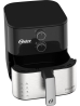 Fritadeira elétrica Oster Ofrt520 inox compact de 4,6L e 1500W de potência -
