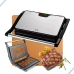 Grill e Sanduicheira Press Grill Gourmet Ceramic Inox Tostex Preto BK-GRL750-110 Bak 750W