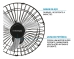 Ventilador Oscilante Parede Bivolt Preto Flux 50cm Beltempo Diâmetro 50 cm Frequência 60Hz Material das pás Plástico Quantidade de pás 3