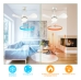Ventilador De Teto Silencioso E Econômico Com Luz Led, 3 Cores Ajustáveis, 6 Velocidades, Timer E Controle Remoto