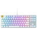 Teclado Gamer Glorious Glo-GMMK-TKL-BRN-W RGB Branco - com Fio (Ingles)