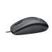 Mouse Logitech M100 USB Dark 910-001601 Cinza