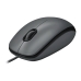 Mouse Logitech M100 USB Dark 910-001601 Cinza