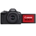 Camera Canon Eos R50 24.2MP Wi-Fi/Bluetooth com Lente RF-s 18-45 MM F4.5-6.3 Is STM - Preta