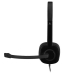 Headset Logitech H151 com 3.5 MM para PC/Smartphone e Tablet - Preto