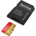 Cartão de Memória Micro SD Sandisk Extreme 170-80 MB/s U3 64GB com Adaptador (SDSQXAH-064G-GN6AA)