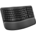 Teclado Sem Fio Logitech Wave Keys - Preto Grafite (920-012278)