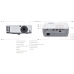 Projetor Viewsonic PA503S 3600 Lumens HDMI/VGA/Miniusb-B Bivolt Branco