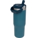 Garrafa Termica Stanley Tumbler Flip com Pico e Alca - Azul 887ML
