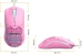 Mouse Gamer Glorious Model O- RGB Special Edition - Matte Pink (com Fio)