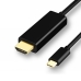 Cabo USB-C A HDMI Satellite AL-HM231 - Preto 1.8 Metros